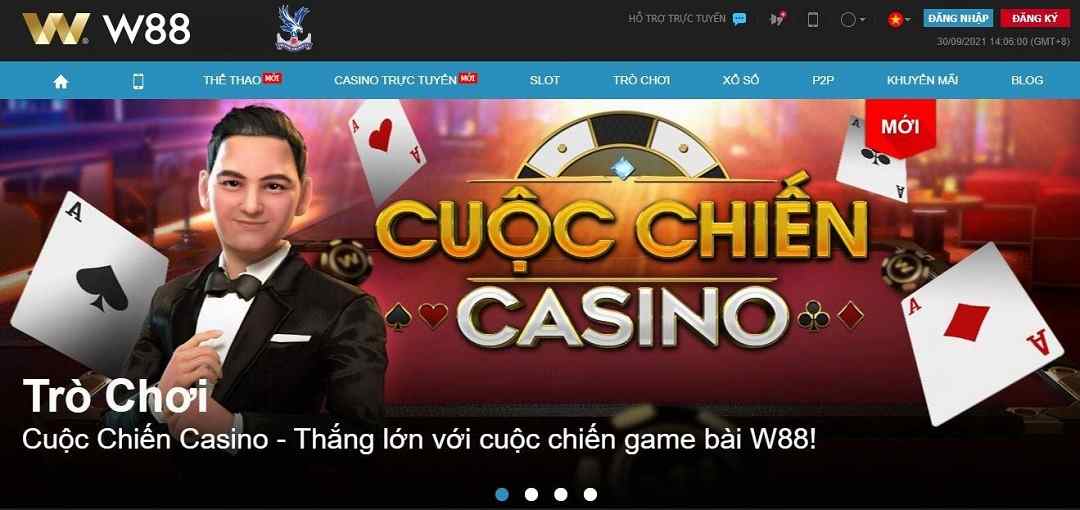 Sòng bài W88 Casino trực tuyến đẳng cấp