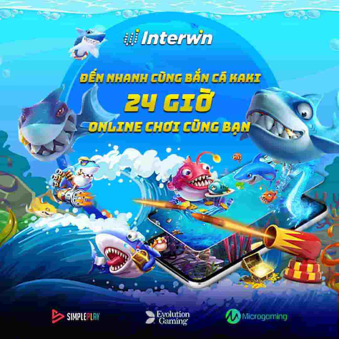 Giao diện game bắn cá đổi thưởng tại Interwinvn