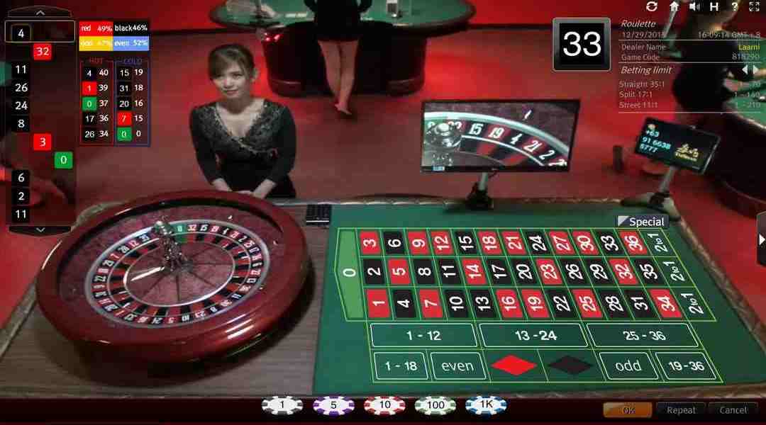 Chất lượng truyền phát trực tiếp ổn định tại trò chơi live Casino